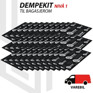 Paramat dempekit lasterom/skap- Nivå 1