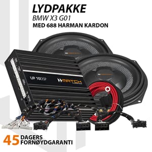 Match Lydoppgraderingspakke BMW X3