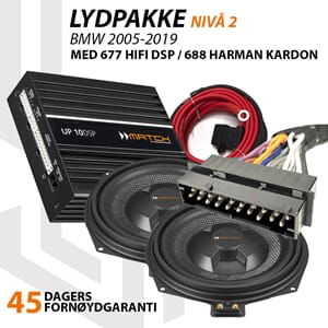 Match Lydoppgraderingspakke BMW 677/688 - Nivå 2