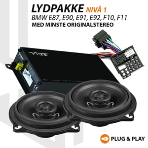 Vibe / Match Lydoppgraderingspakke BMW BASE - Nivå 1