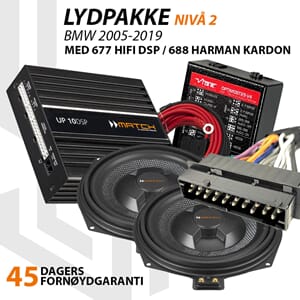 Match Lydoppgraderingspakke BMW 677/688 MOST - Nivå 2
