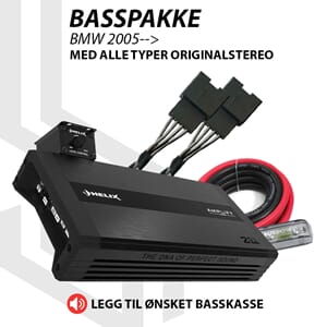 Basspakke BMW - Legg til ønsket basskasse