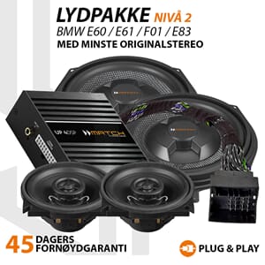 Match Lydoppgraderingspakke BMW BASE - Nivå 2
