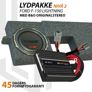 Match Lydoppgraderingspakke Ford F-150 Lightning - Nivå 2