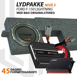 Match Lydoppgraderingspakke Ford F-150 Lightning - Nivå 3