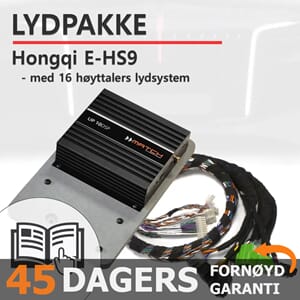 Match lydoppgraderingspakke Hongqi E-HS9 - 16 høyttalere