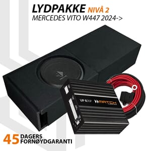 Match Lydoppgraderingspakke Mercedes Vito W447 2024->
