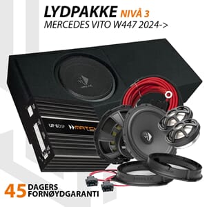 Match Lydoppgraderingspakke Mercedes Vito W447 2024->