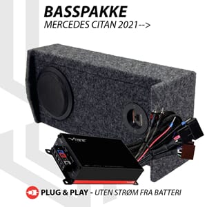 HELIX / VIBE basspakke Mercedes Citan