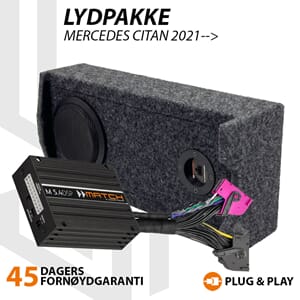 Match Lydoppgraderingspakke Mercedes Citan