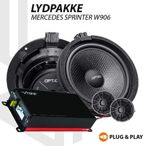 VIBE / OPTION Lydoppgraderingspakke Mercedes Sprinter W906
