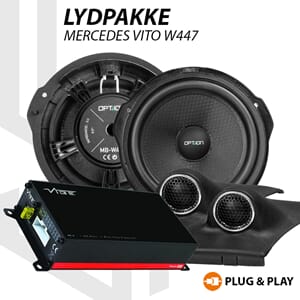 VIBE / OPTION Lydoppgraderingspakke Mercedes Vito W447
