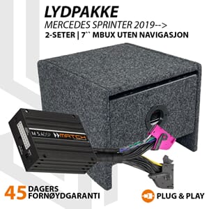 Match Lydoppgraderingspakke MB Sprinter