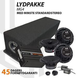 Match Lydoppgraderingspakke MG4 - Nivå 3
