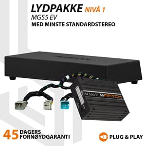 Match Lydoppgraderingspakke MGS5 EV - Nivå 1