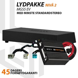 Match Lydoppgraderingspakke MGS5 EV - Nivå 2