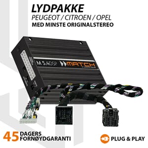 Match Lydoppgraderingspakke Peugeot / Citroen / Opel