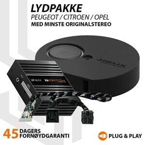 Match Lydoppgraderingspakke Peugeot / Citroen / Opel