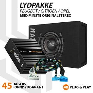 Match Lydoppgraderingspakke Peugeot / Citroen / Opel