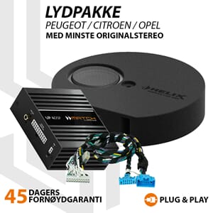 Match Lydoppgraderingspakke Peugeot / Citroen / Opel
