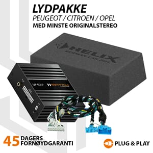 Match Lydoppgraderingspakke Peugeot / Citroen / Opel