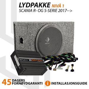 Match Lydoppgraderingspakke Scania - Nivå 1