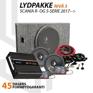 Match Lydoppgraderingspakke Scania - Nivå 3