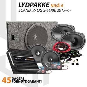 Match Lydoppgraderingspakke Scania - Nivå 4