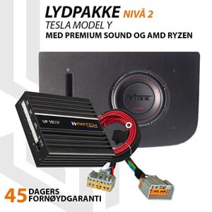 Match Lydoppgraderingspakke Tesla Model Y - Nivå 2