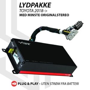 Vibe Powerbox forsterkeroppgradering Toyota