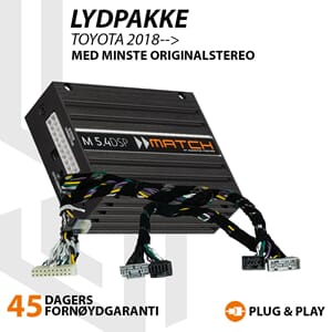 Match Lydoppgraderingspakke Toyota