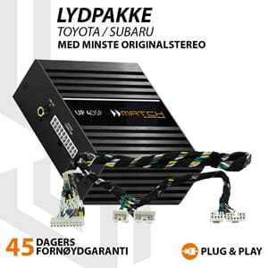 Match Lydoppgraderingspakke Toyota