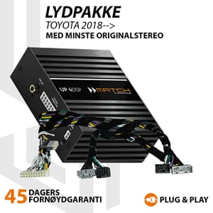 Match Lydoppgraderingspakke Toyota