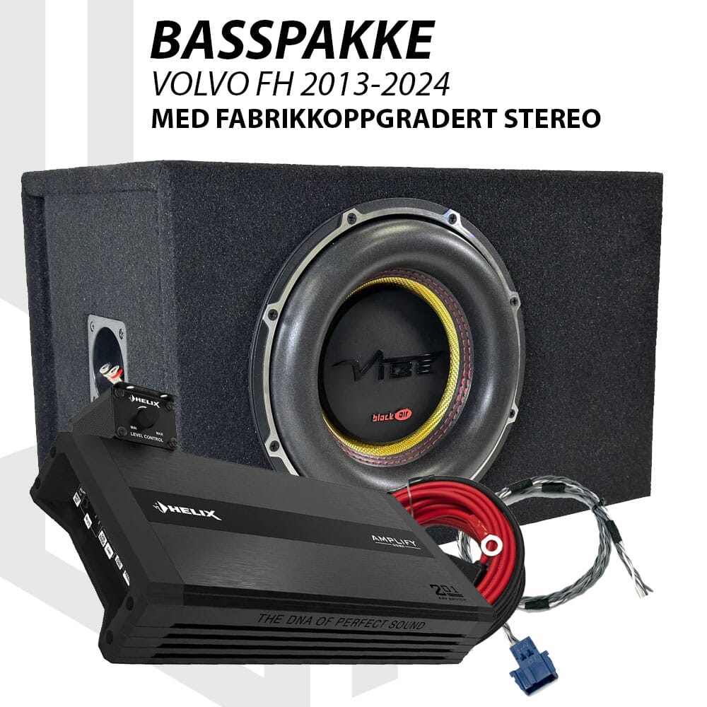 GAS/Helix 10`` basspakke Volvo FH - bassbrothers.no