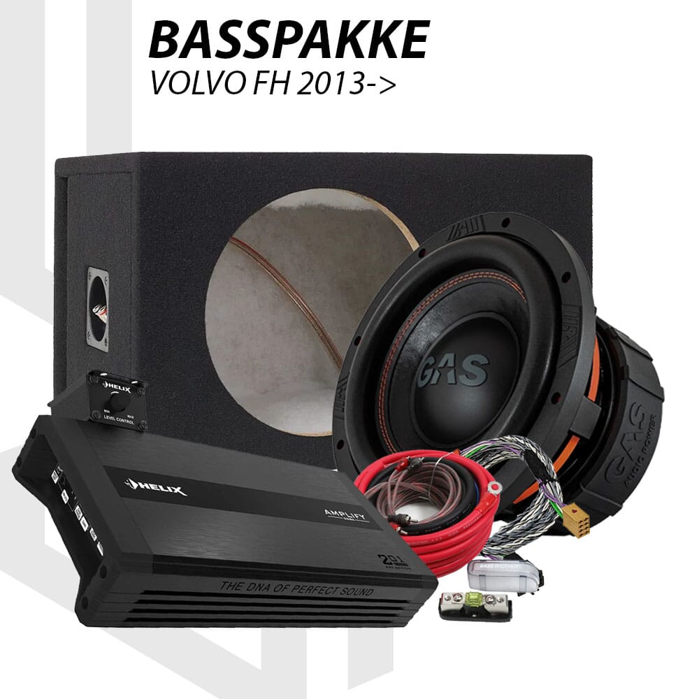 GAS/Helix 10`` basspakke Volvo FH - bassbrothers.no