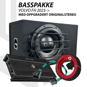 GAS / Helix 10`` basspakke Volvo FH