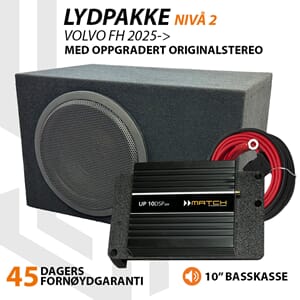 Match Lydoppgraderingspakke Volvo FH - Nivå 2