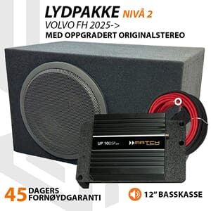 Match Lydoppgraderingspakke Volvo FH - Nivå 2