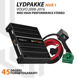Match Lydoppgraderingspakke Volvo med High Performance
