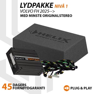 Match Lydoppgraderingspakke Volvo FH - Nivå 1