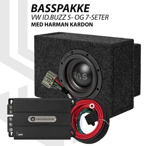 Basspakke VW ID.Buzz 5-, 6- og 7-seter med Harman Kardon