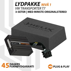Match Lydoppgraderingspakke VW Transporter T7