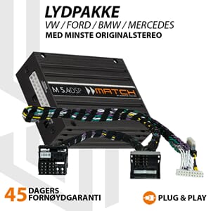 Match Lydoppgraderingspakke VW / Ford / BMW / Mercedes