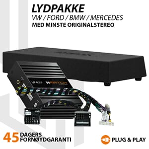 Match Lydoppgraderingspakke VW / Ford / BMW / Mercedes