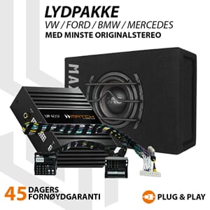 Match Lydoppgraderingspakke VW / Ford / BMW / Mercedes