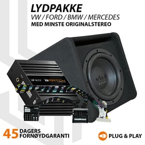 Match Lydoppgraderingspakke VW / Ford / BMW / Mercedes