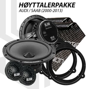 BLAM Relax høyttalerpakke Audi / Lamborghini / Saab