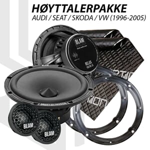 BLAM Relax høyttalerpakke Audi/Seat/Skoda/VW