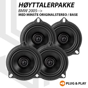 DLS høyttalerpakke for BMW