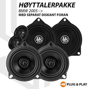 DLS høyttalerpakke for BMW